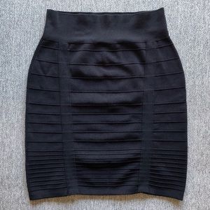 Rock & Republic Mini Skirt Bodycon Small Black